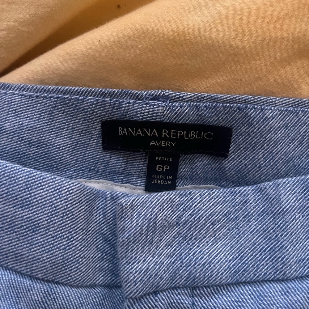 Banana Republic Avery Light Blue Trousers